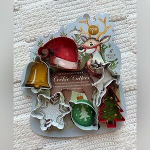 6 Piece Christmas Cookie Cutters